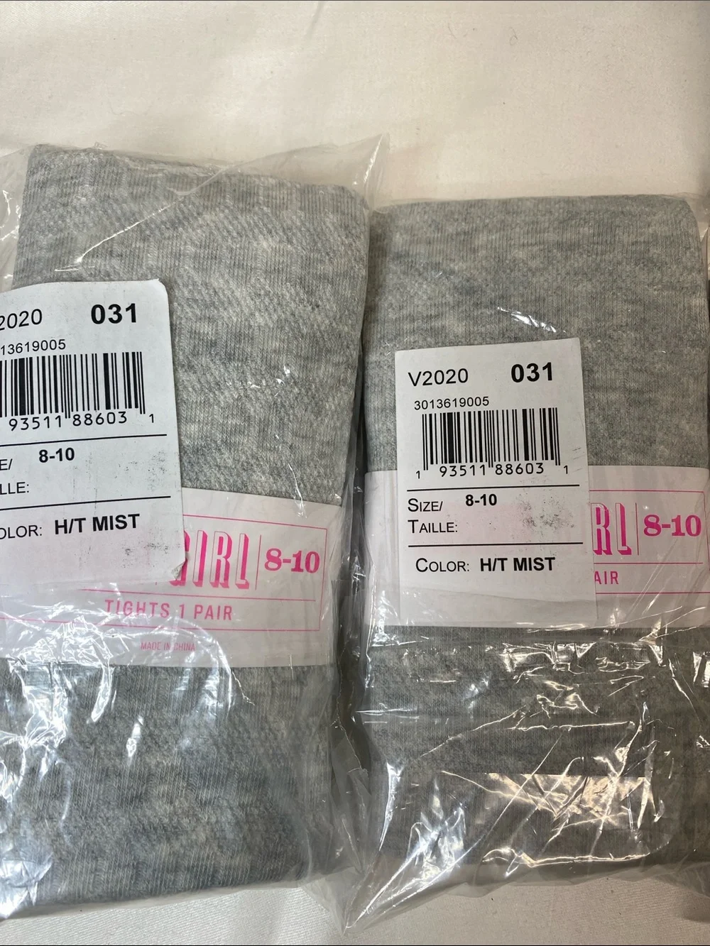 The Children's Place Tights Girls‎ Size 8-10 Black Gray Lot Of 4 New